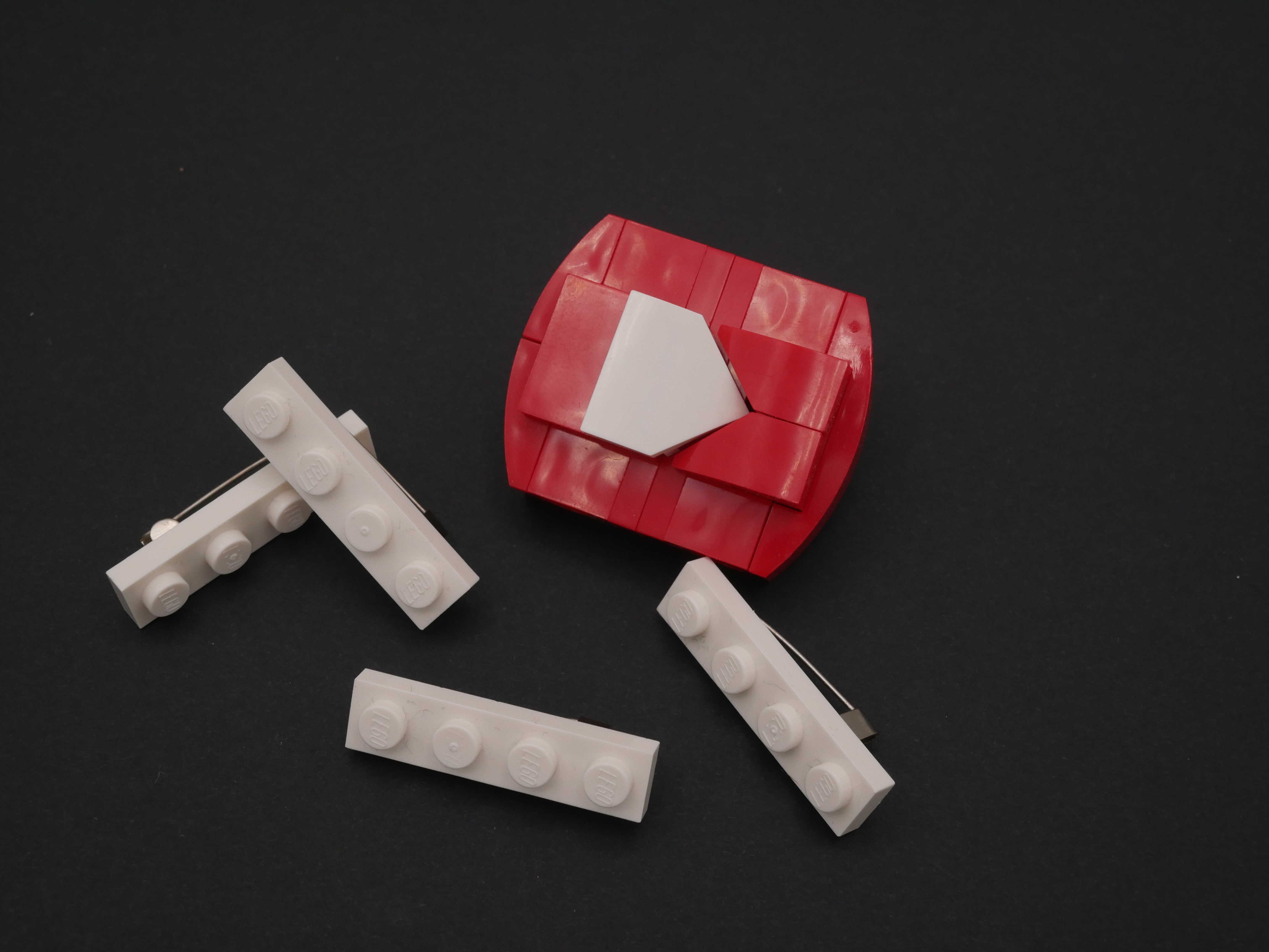 Wear Your Bricks Brooch Product LOGO For Corporate Events And For Wearing Your LEGO® Bricks LEGO Fashion