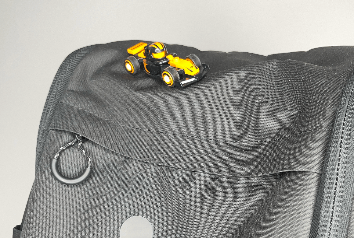 Wear Your Bricks Race Car Brooch From LEGO Bricks On Backpack Or Bag LEGO Fashion